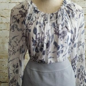 ▪Giusy▪ 💙Serene Blue💙100% Silk Top